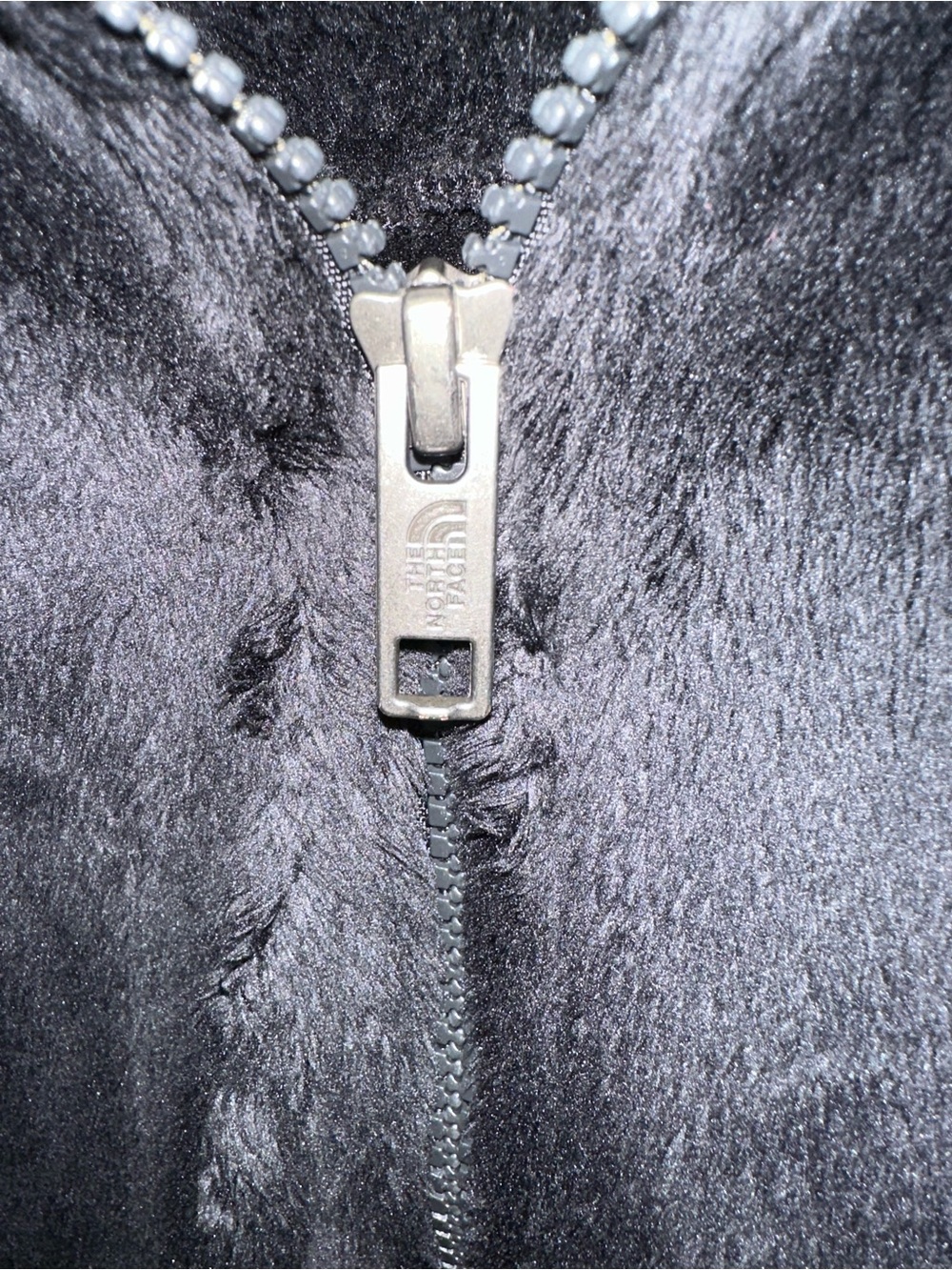 The North Face Black Plush Full-Zip Jacket - Picture 3 of 7